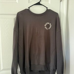 Garage Dark Brown Fleece Sweatshirt